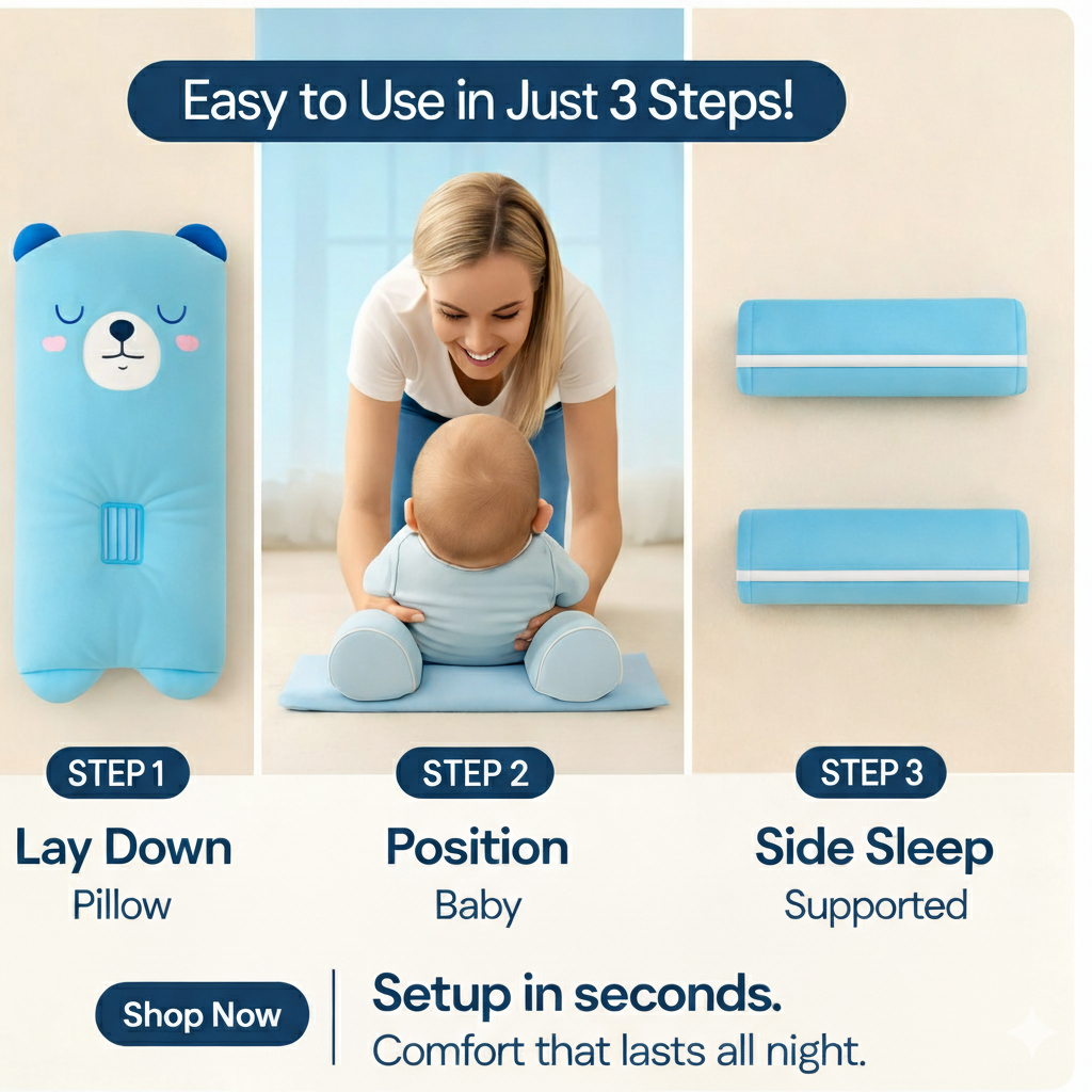 SoftNest™ BabyCare Head Support Pillow